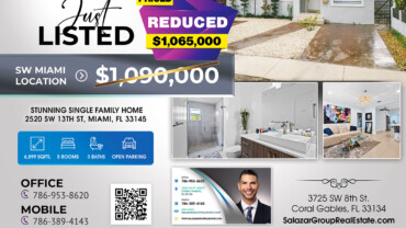 Stunning Single Family Home Just Listed